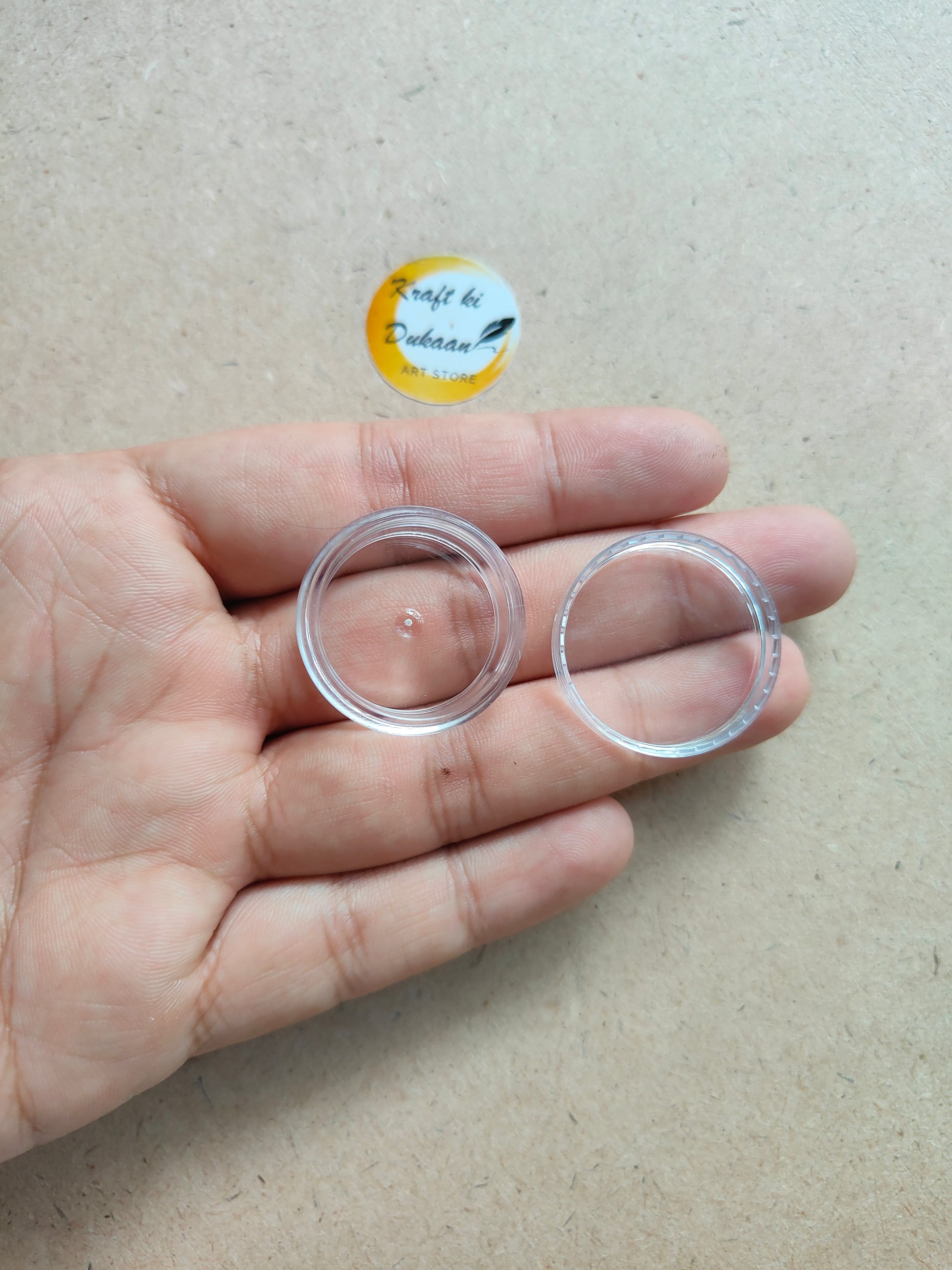 Empty Acrylic Bottles Set - Kraft ki Dukaan