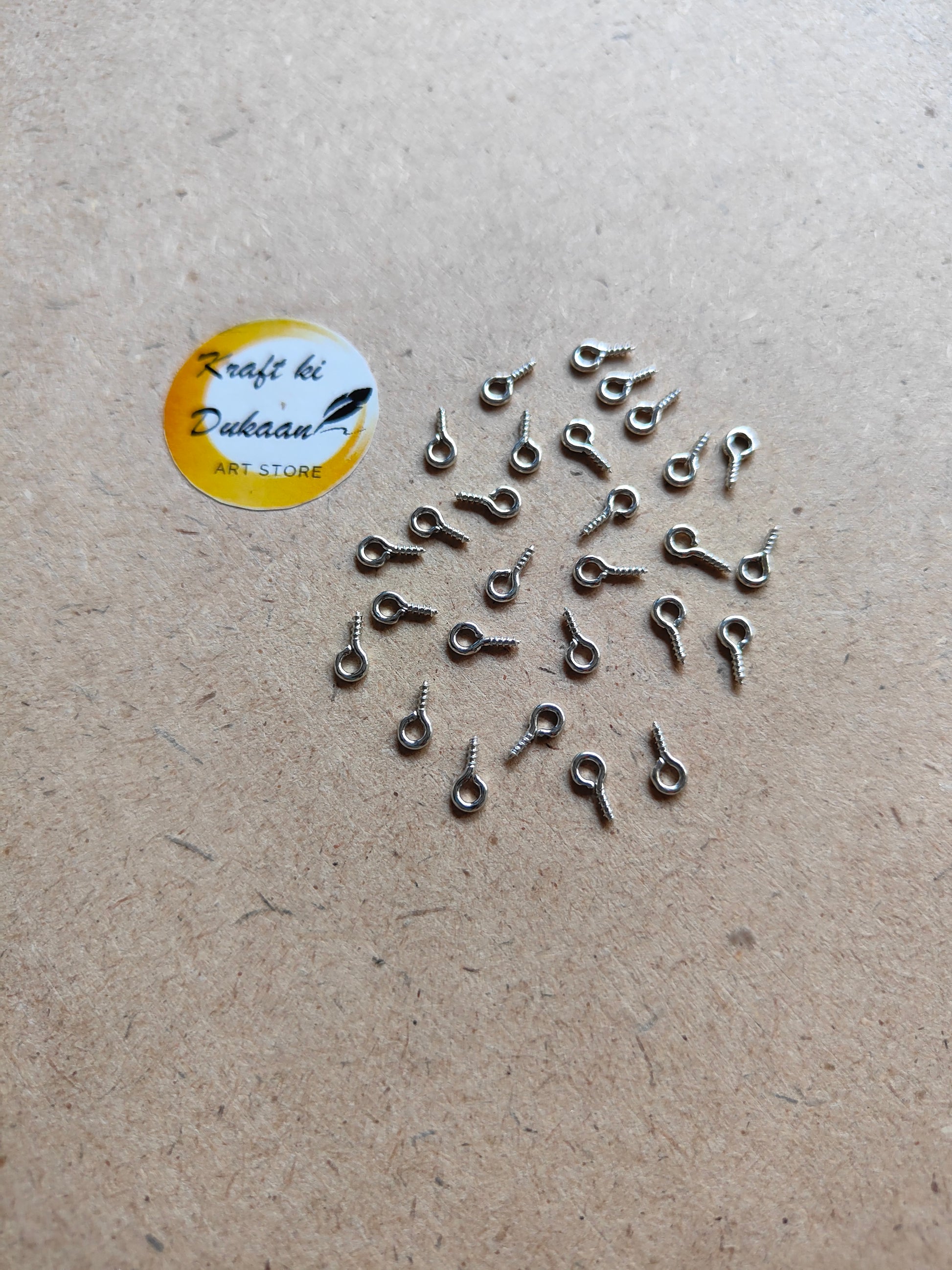 Eye Screw Hooks Small - Kraft ki Dukaan