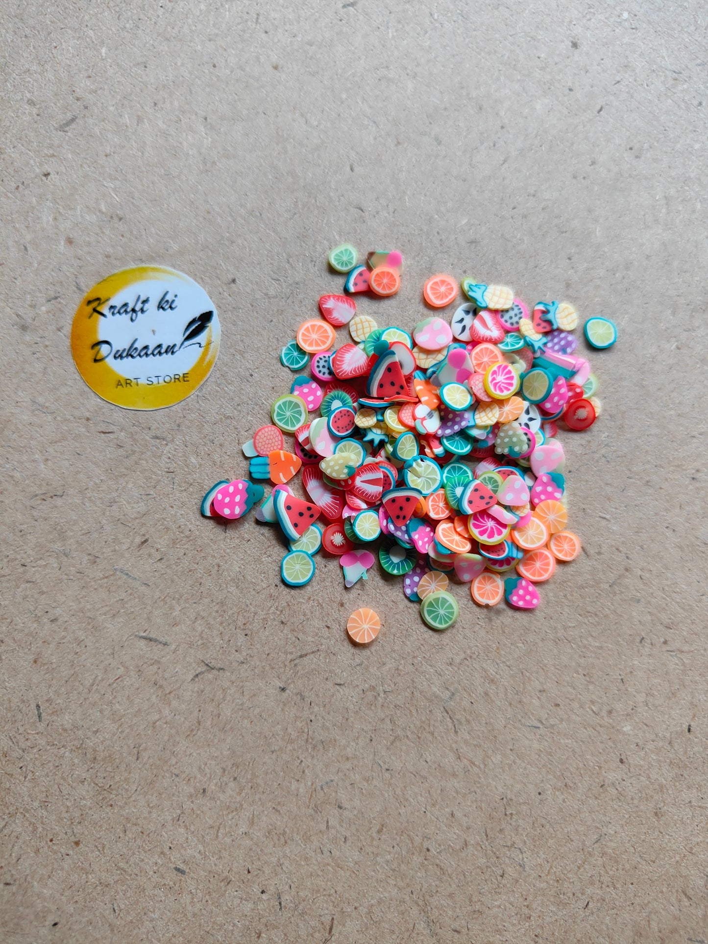 Mix Fruits Sequins Shakers - Kraft ki Dukaan