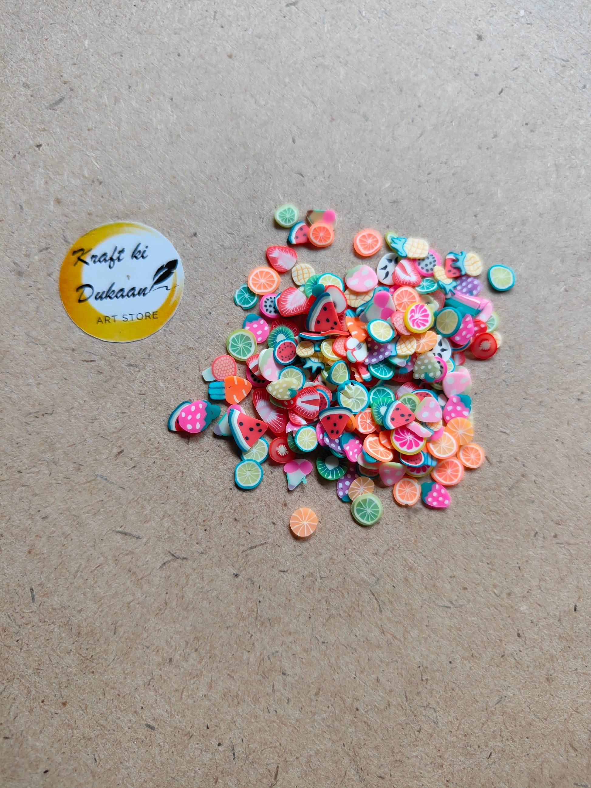 Mix Fruits Sequins Shakers - Kraft ki Dukaan