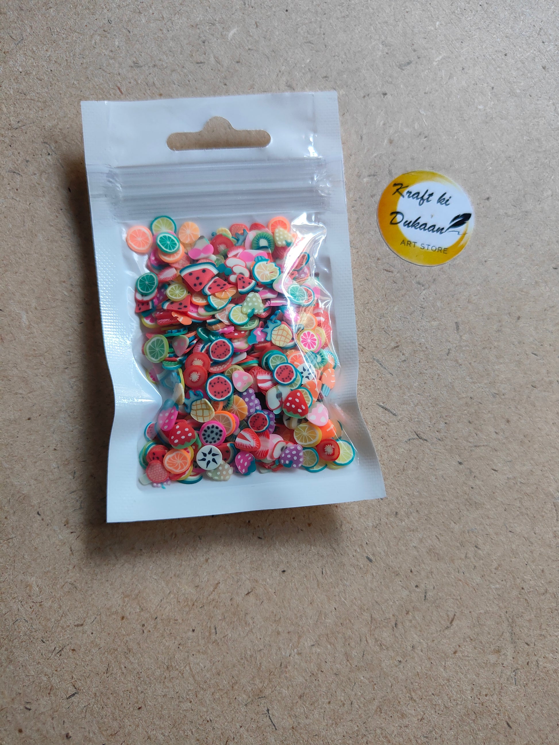 Mix Fruits Sequins Shakers - Kraft ki Dukaan