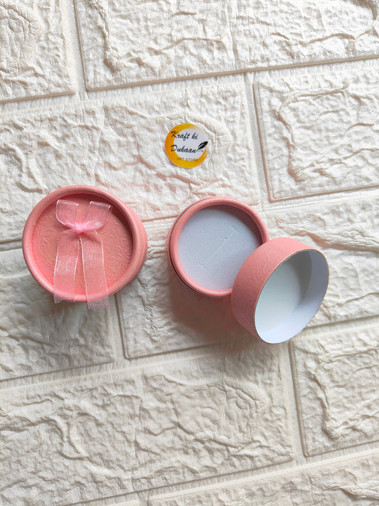 Round Ring Box Pink - Kraft ki Dukaan