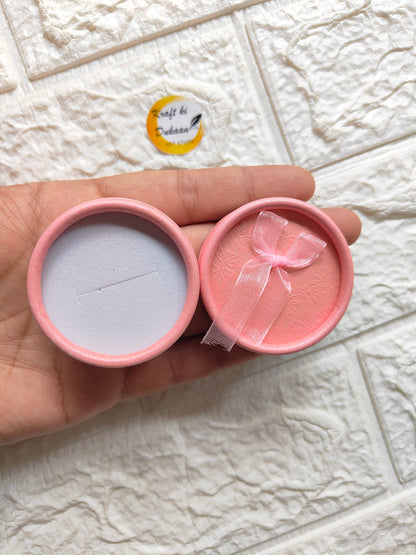 Round Ring Box Pink - Kraft ki Dukaan