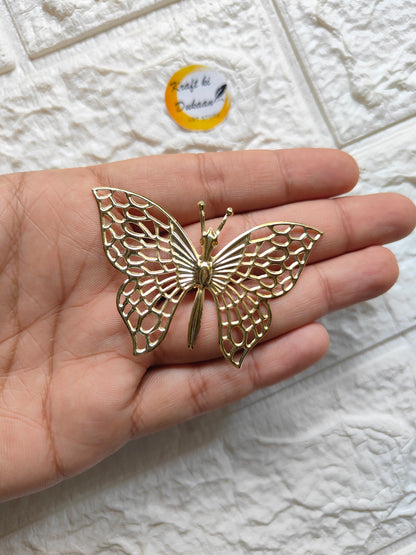 Metal Butterfly Charms pack of 25 - Kraft ki Dukaan