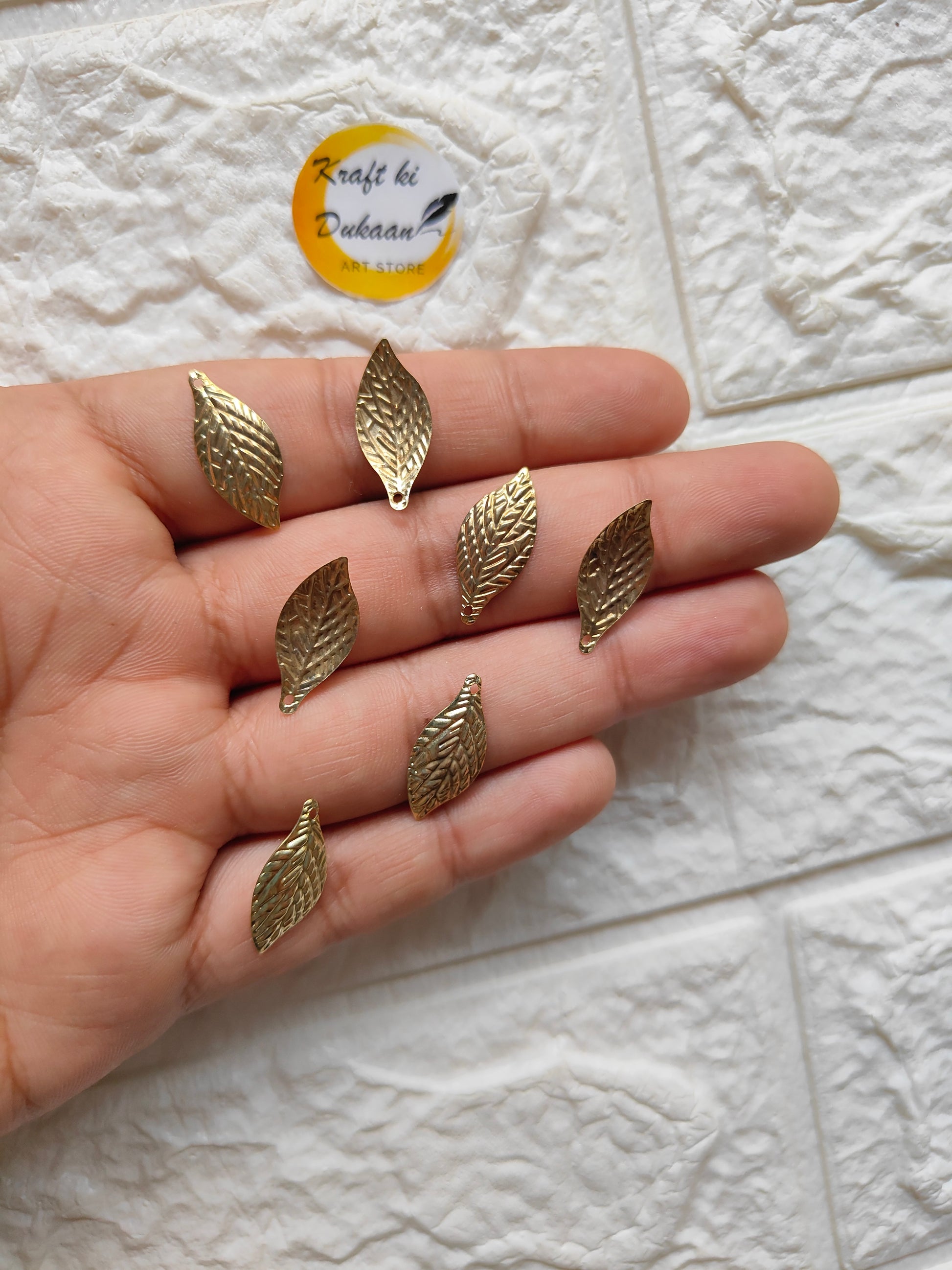 Metal Leaf A10 Pack of 100 - Kraft ki Dukaan