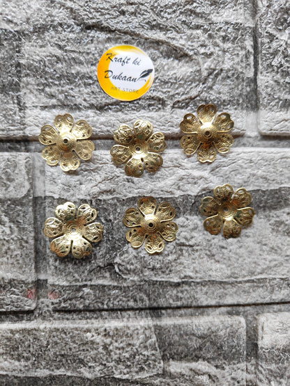 Metal Flower Pack of 50 - Kraft ki Dukaan
