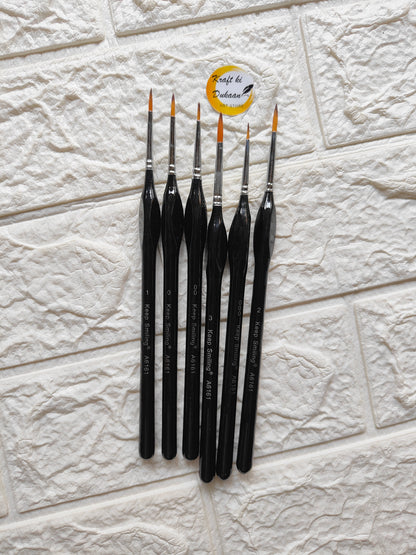 Detail Liner Brush 6PC Set A1 - Kraft ki Dukaan