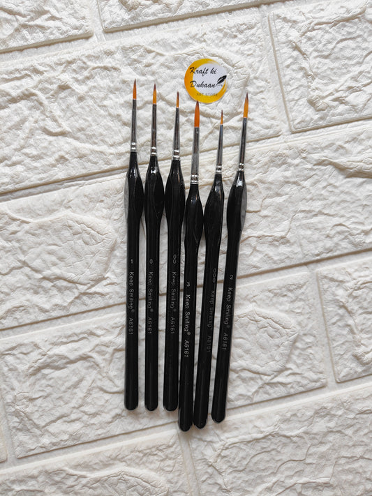 Detail Liner Brush 6PC Set A1 - Kraft ki Dukaan