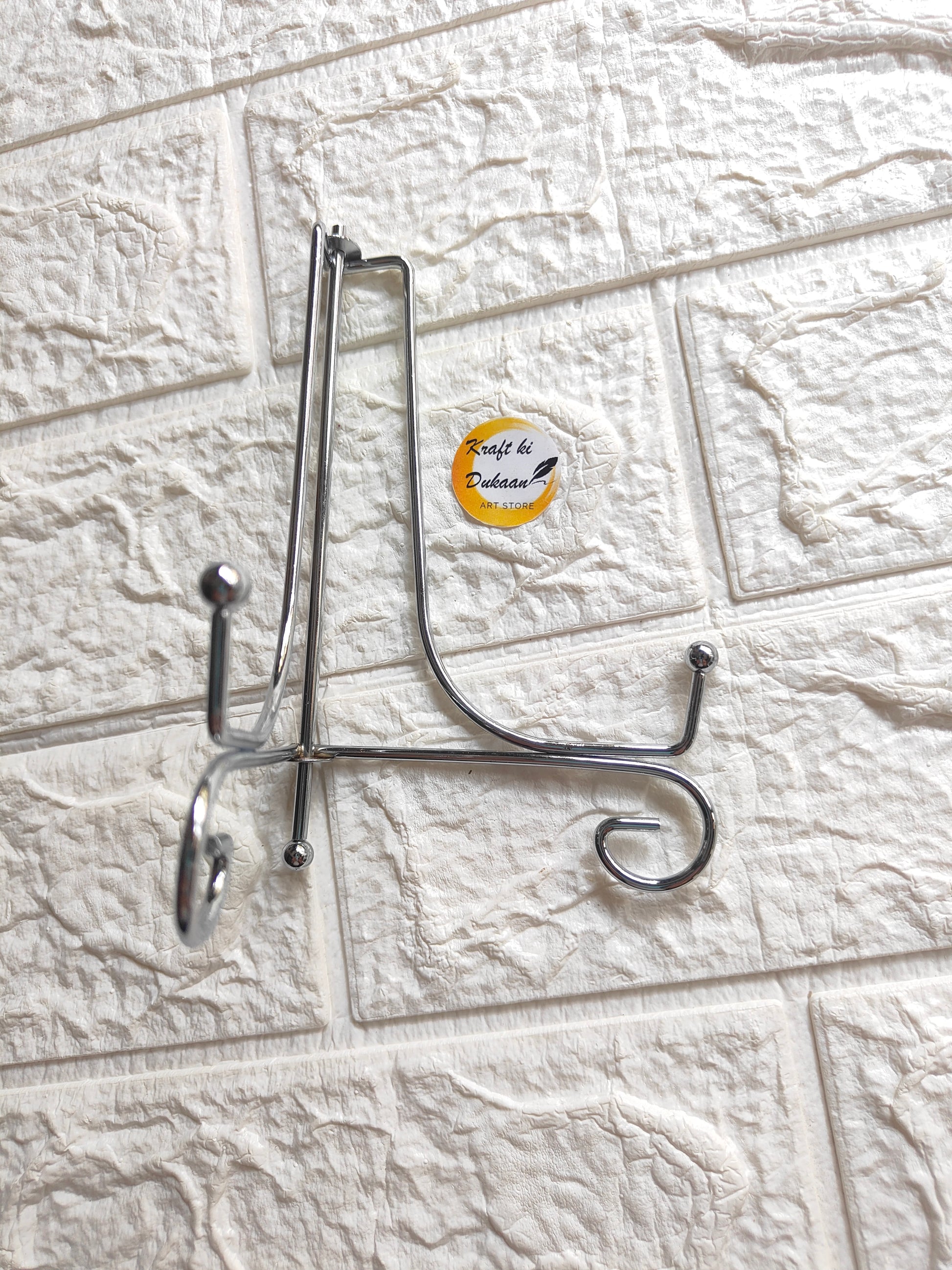 Silver Metal Stand foldable - Kraft ki Dukaan