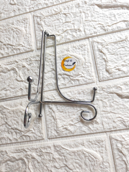 Silver Metal Stand foldable - Kraft ki Dukaan
