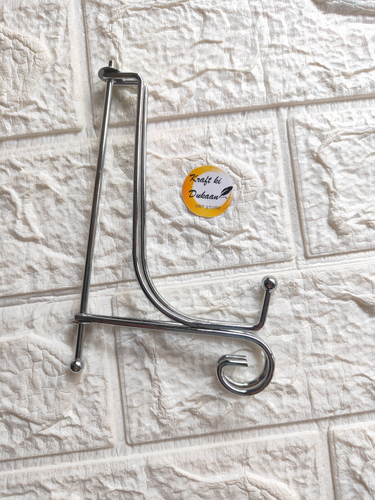 Silver Metal Stand foldable - Kraft ki Dukaan