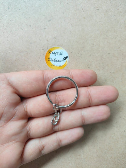 Keychain Ring Round Pack of 50 - Kraft ki Dukaan