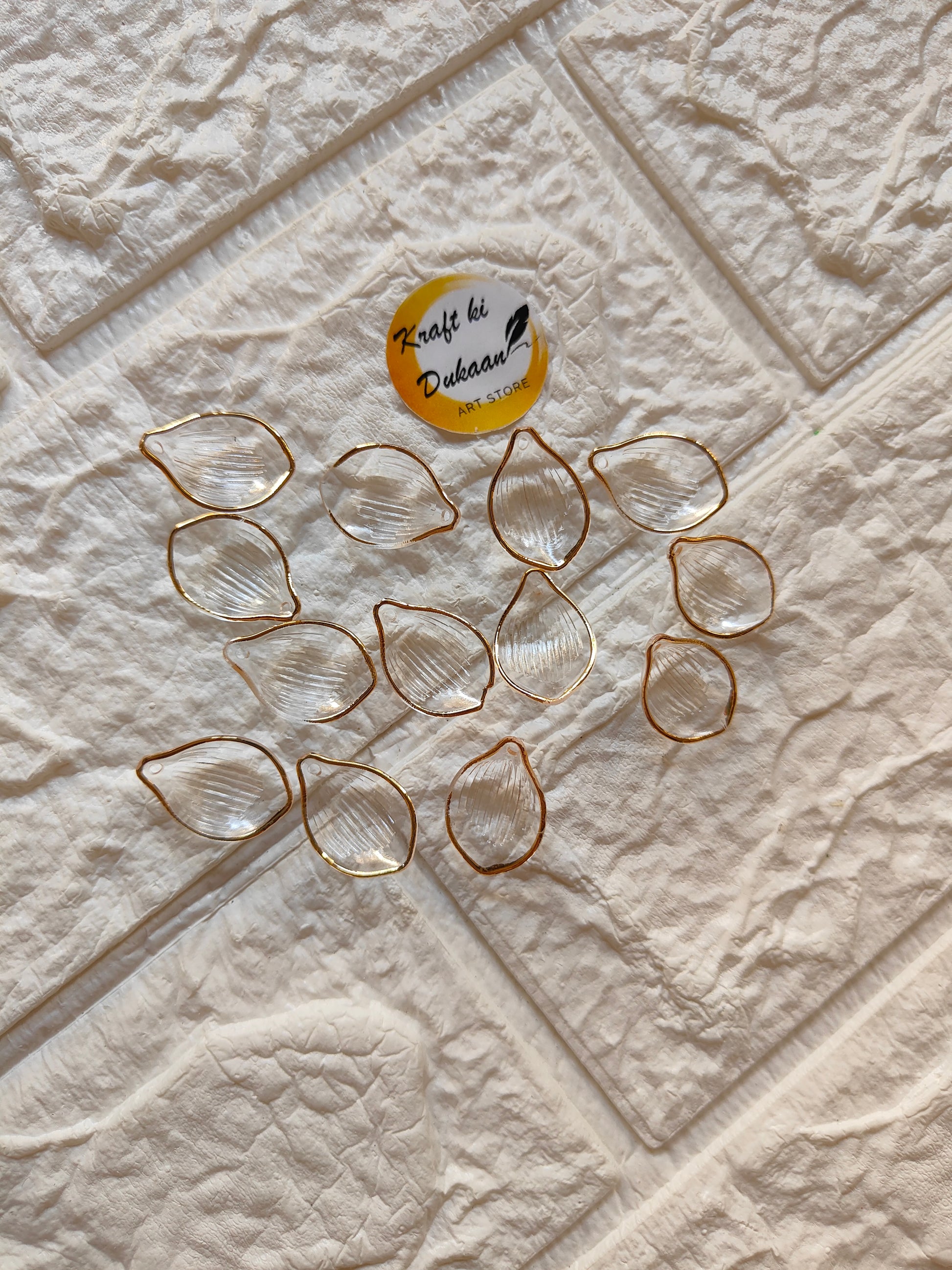 Shell Beads Pack of 50 - Kraft ki Dukaan