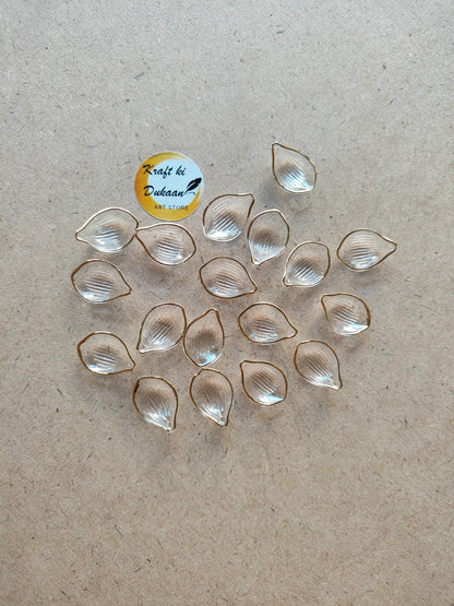 Shell Beads Pack of 50 - Kraft ki Dukaan