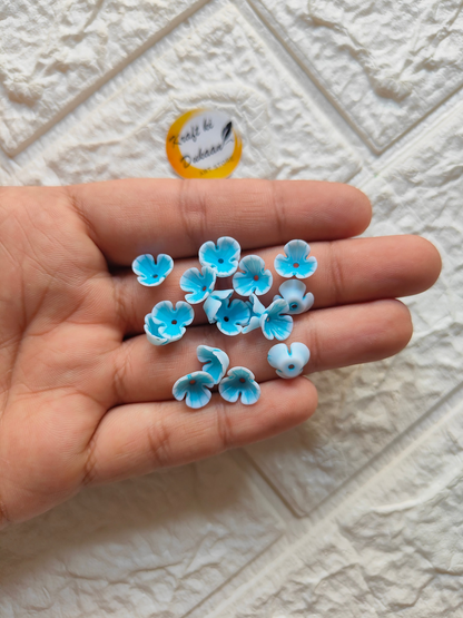 Small Flower Colourful Beads Pack of 100 - Kraft ki Dukaan