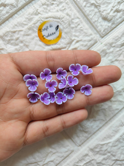 Small Flower Colourful Beads Pack of 100 - Kraft ki Dukaan
