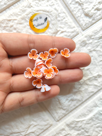 Small Flower Colourful Beads Pack of 100 - Kraft ki Dukaan
