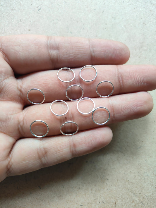 Silver Connector Ring 10MM - Kraft ki Dukaan