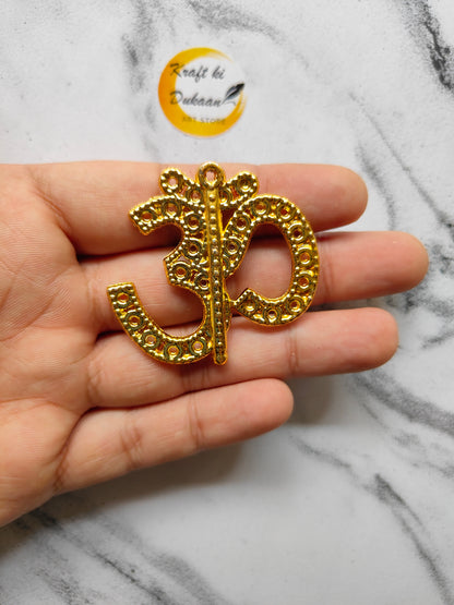 Om Design A Beads Pack of 25 - Kraft ki Dukaan