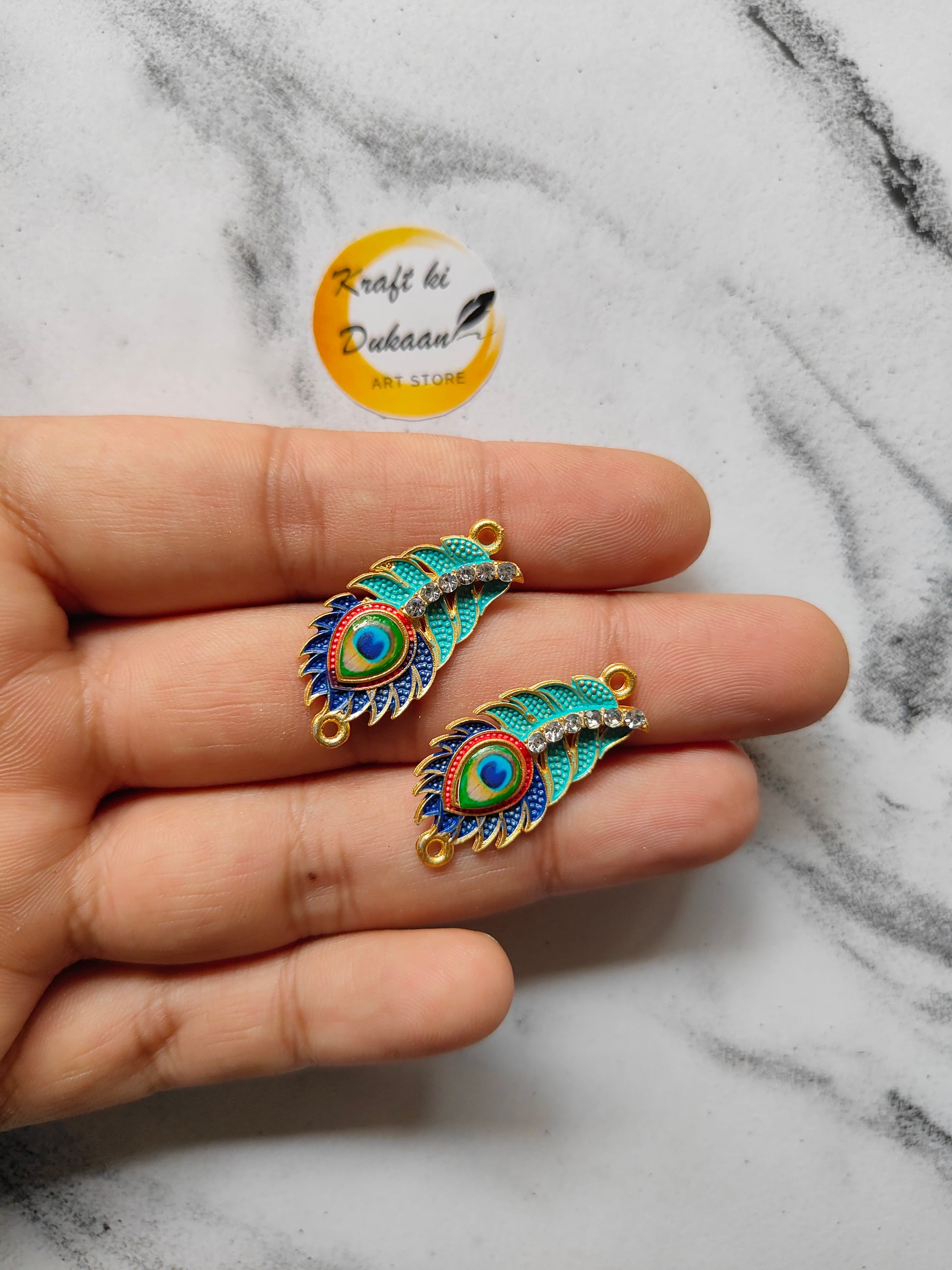 Metal Charms Pendant 12PC Set B5 - Kraft ki Dukaan