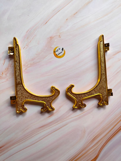 Golden Acrylic Stand - Kraft ki Dukaan
