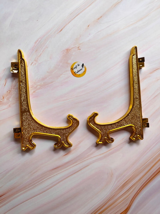 Golden Acrylic Stand - Kraft ki Dukaan