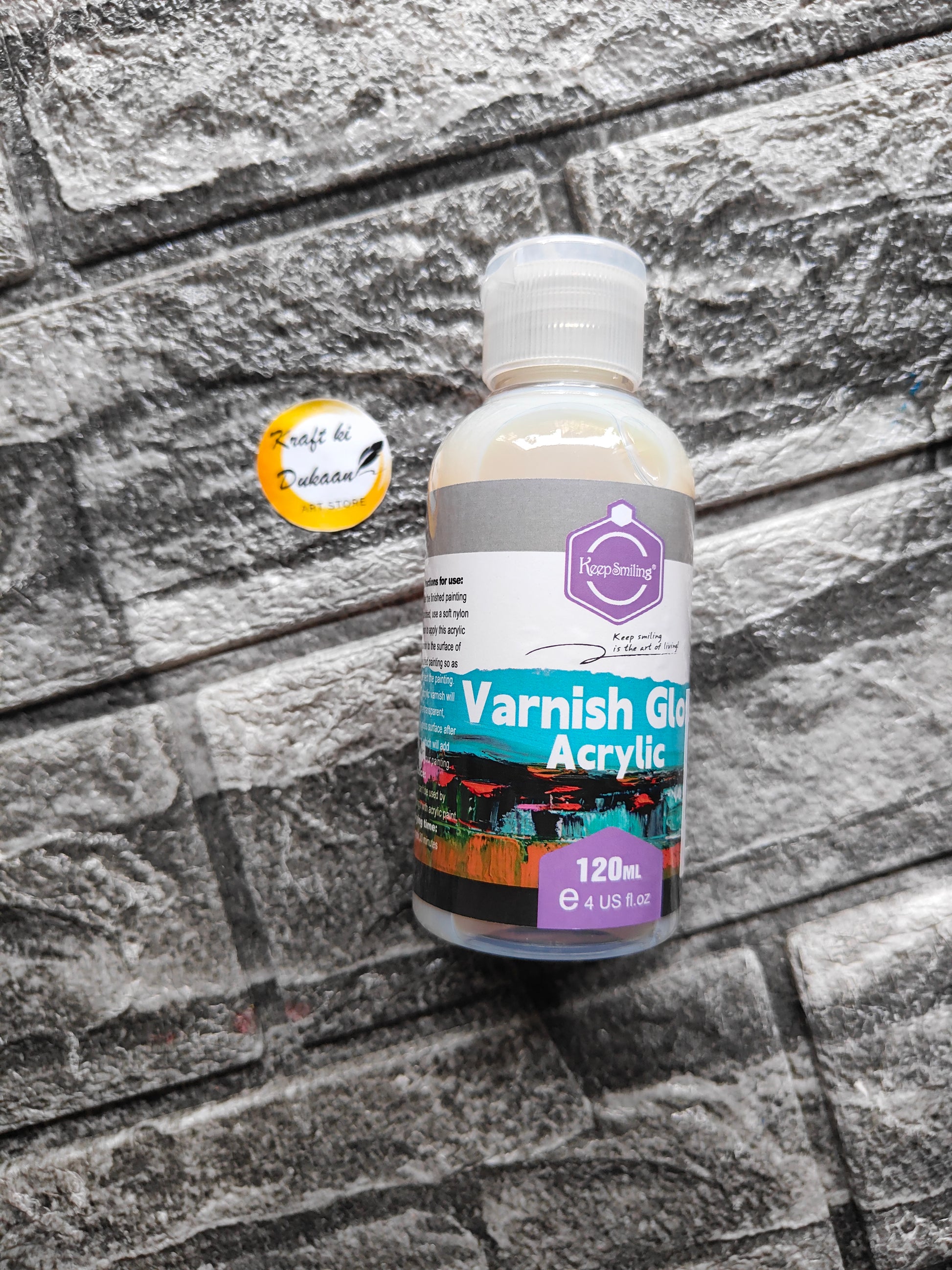 Acrylic Varnish Gloss 120ML - Kraft ki Dukaan