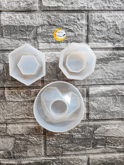 Silicon T-Light Candle Stand Mould - Kraft ki Dukaan