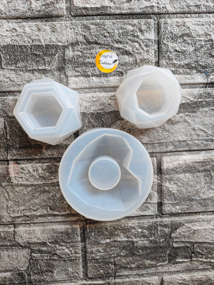 Silicon T-Light Candle Stand Mould - Kraft ki Dukaan