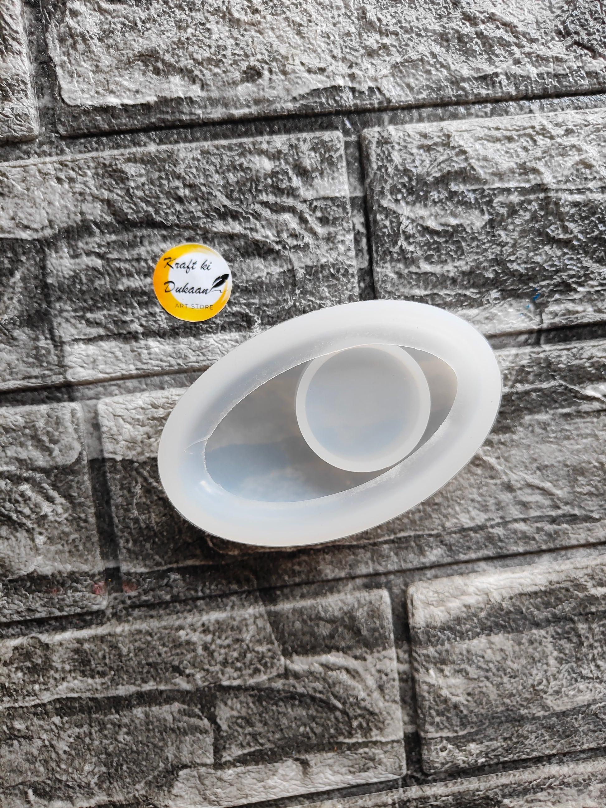 Oval T-Light Mould - Kraft ki Dukaan