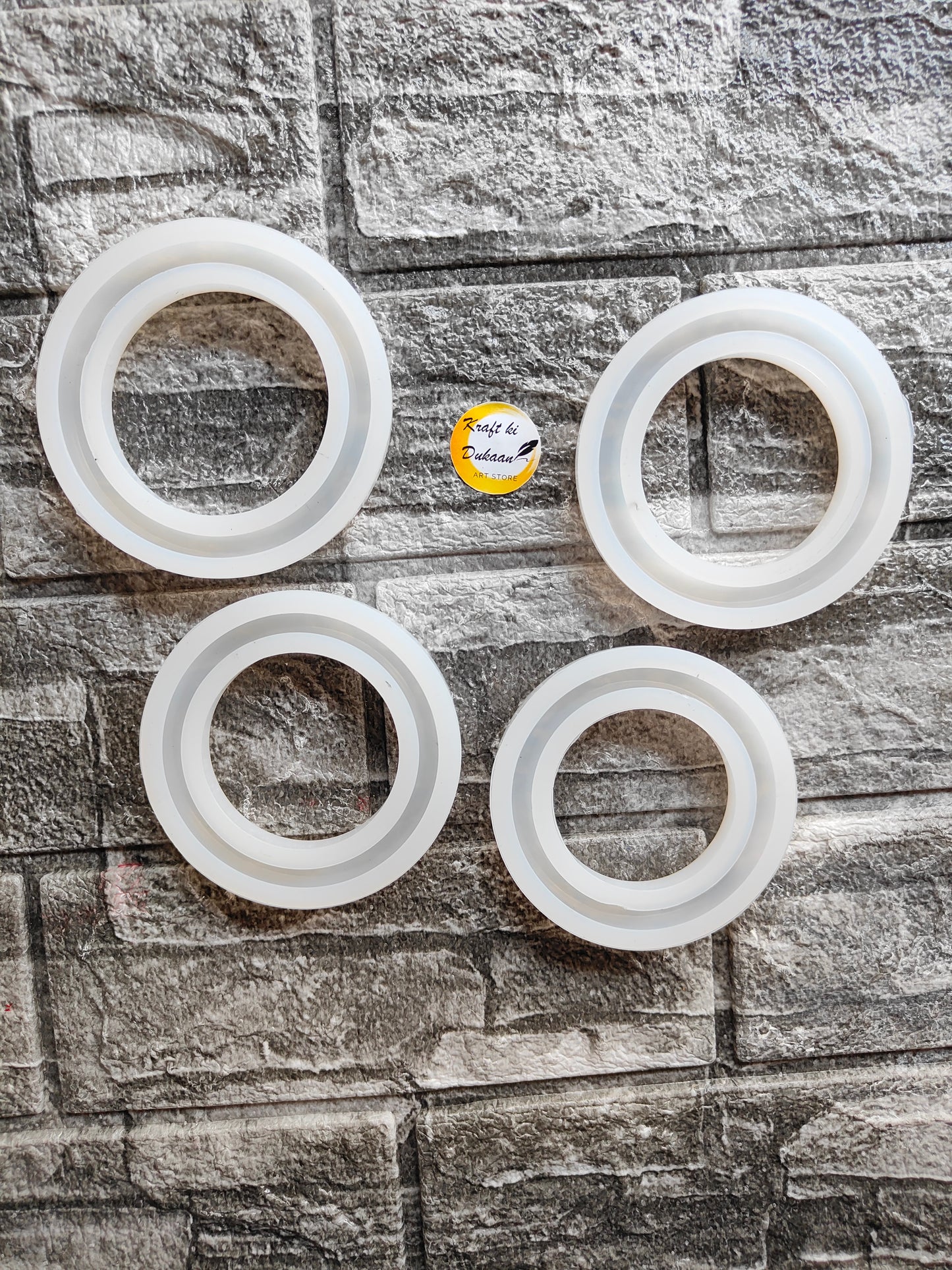 Round Bangle 4PC Mould B - Kraft ki Dukaan