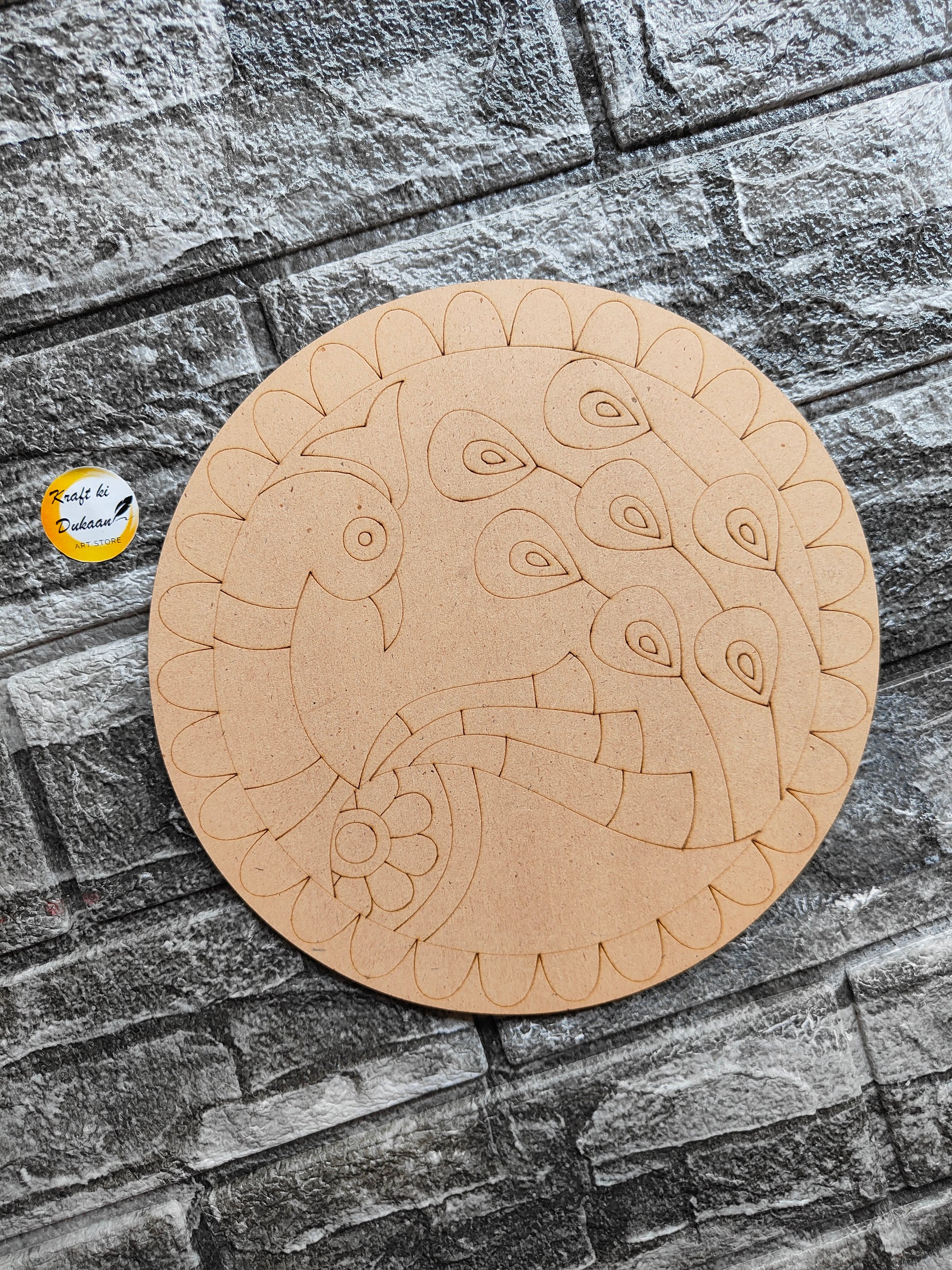 Pre-Marked MDF 20CM A7 - Kraft ki Dukaan