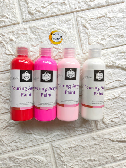 Acrylic Paint Bottle Pack of 4 A2 - Kraft ki Dukaan