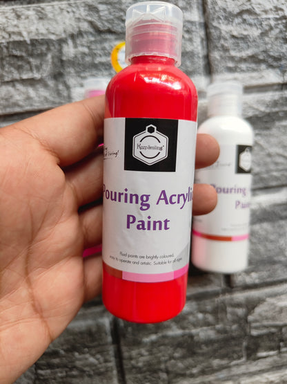 Acrylic Paint Bottle Pack of 4 A2 - Kraft ki Dukaan
