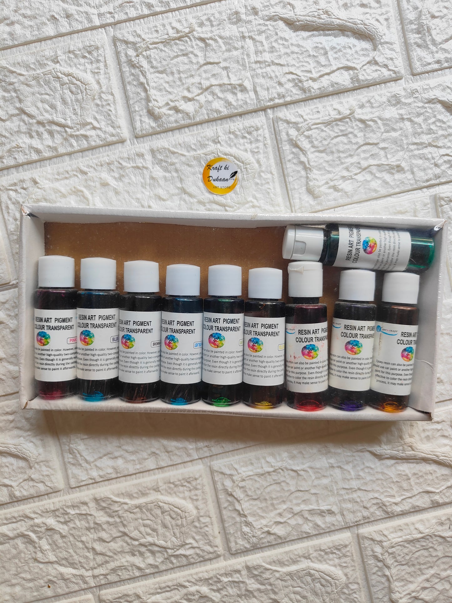 Resin Transparent Pigment Set - Kraft ki Dukaan