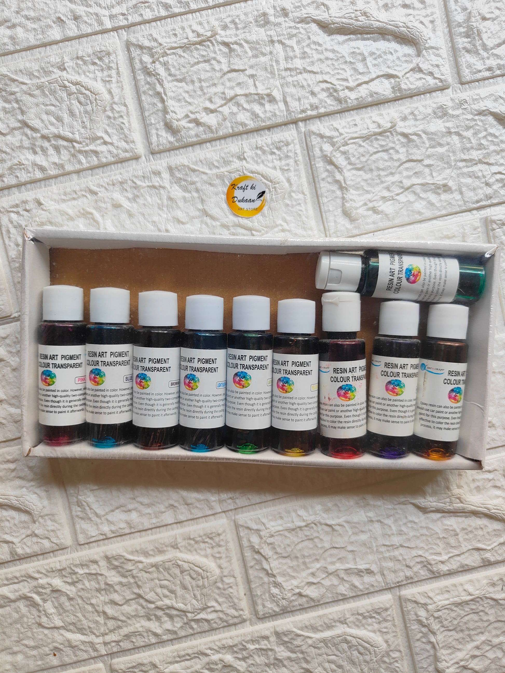 Resin Transparent Pigment Set - Kraft ki Dukaan