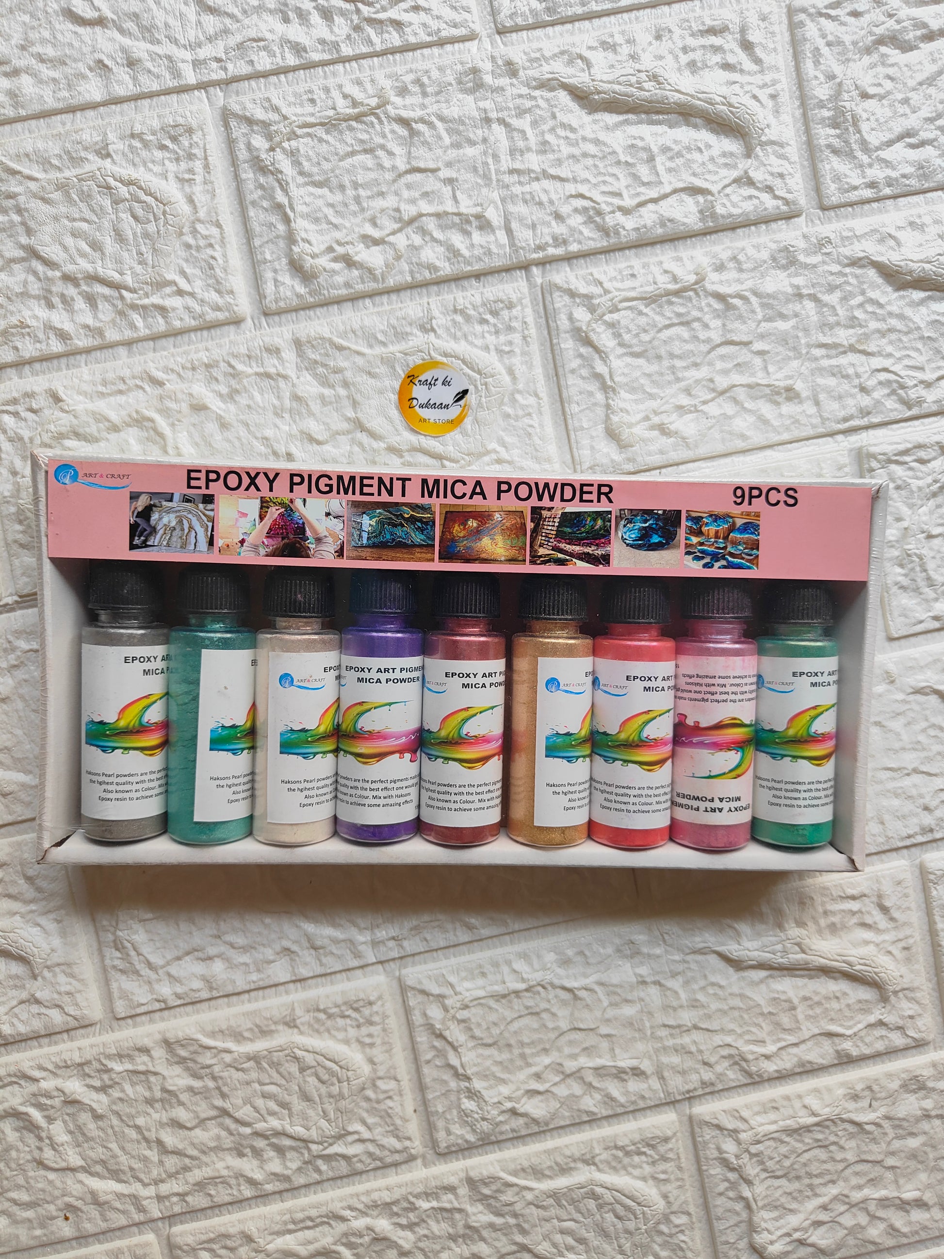 Resin Mica Pigment Powder Set - Kraft ki Dukaan