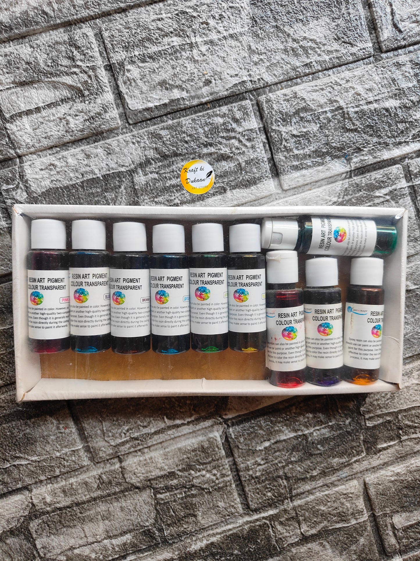 Resin Transparent Pigment Set - Kraft ki Dukaan