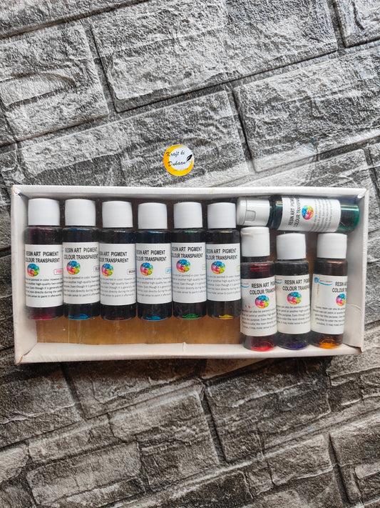 Resin Transparent Pigment Set - Kraft ki Dukaan