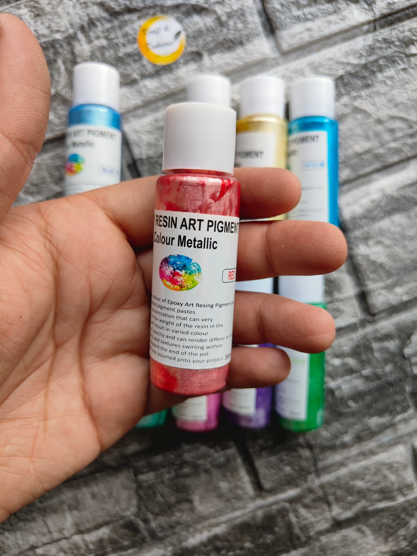 Resin Metallic Pigment Set - Kraft ki Dukaan