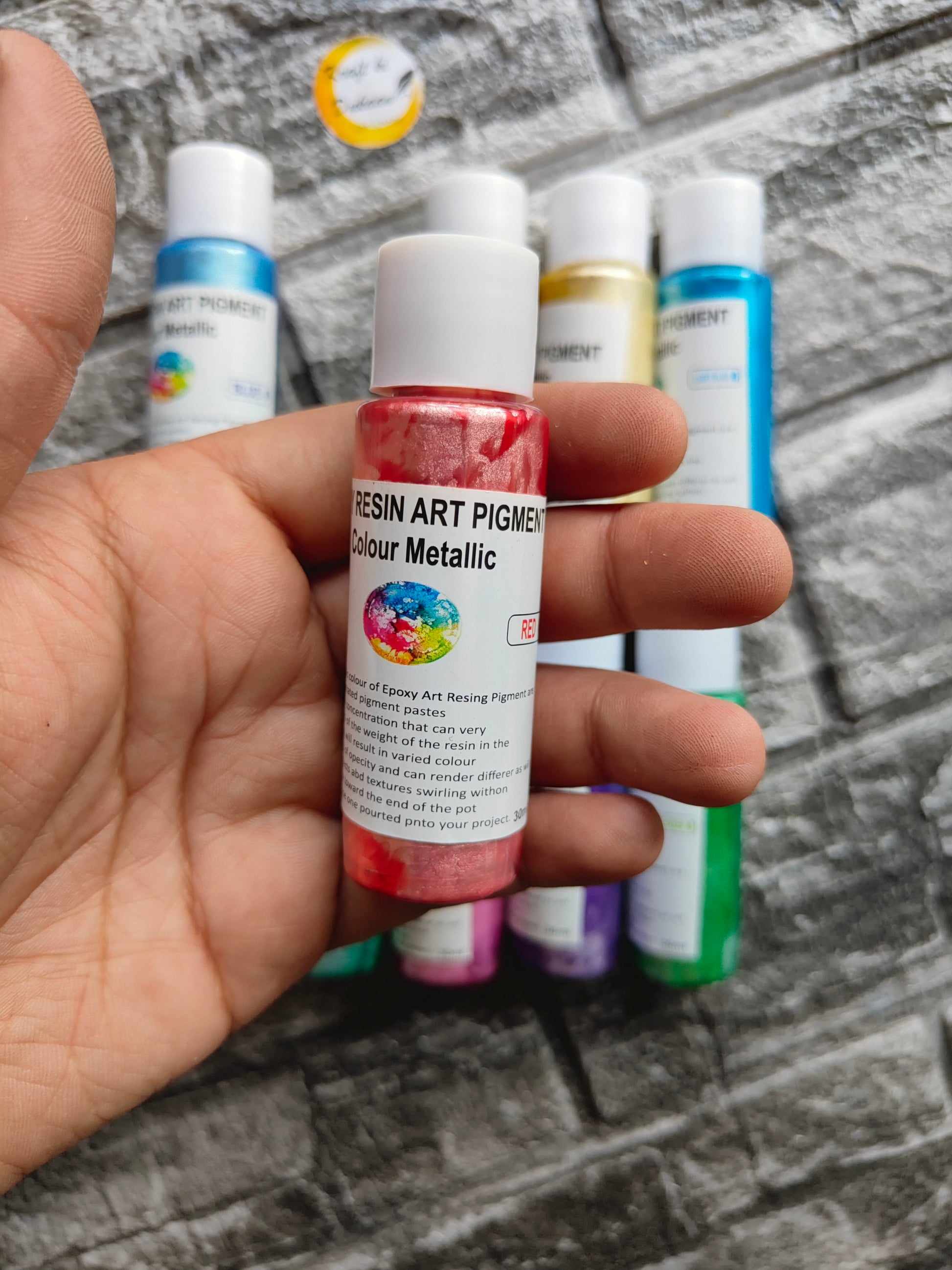 Resin Metallic Pigment Set - Kraft ki Dukaan