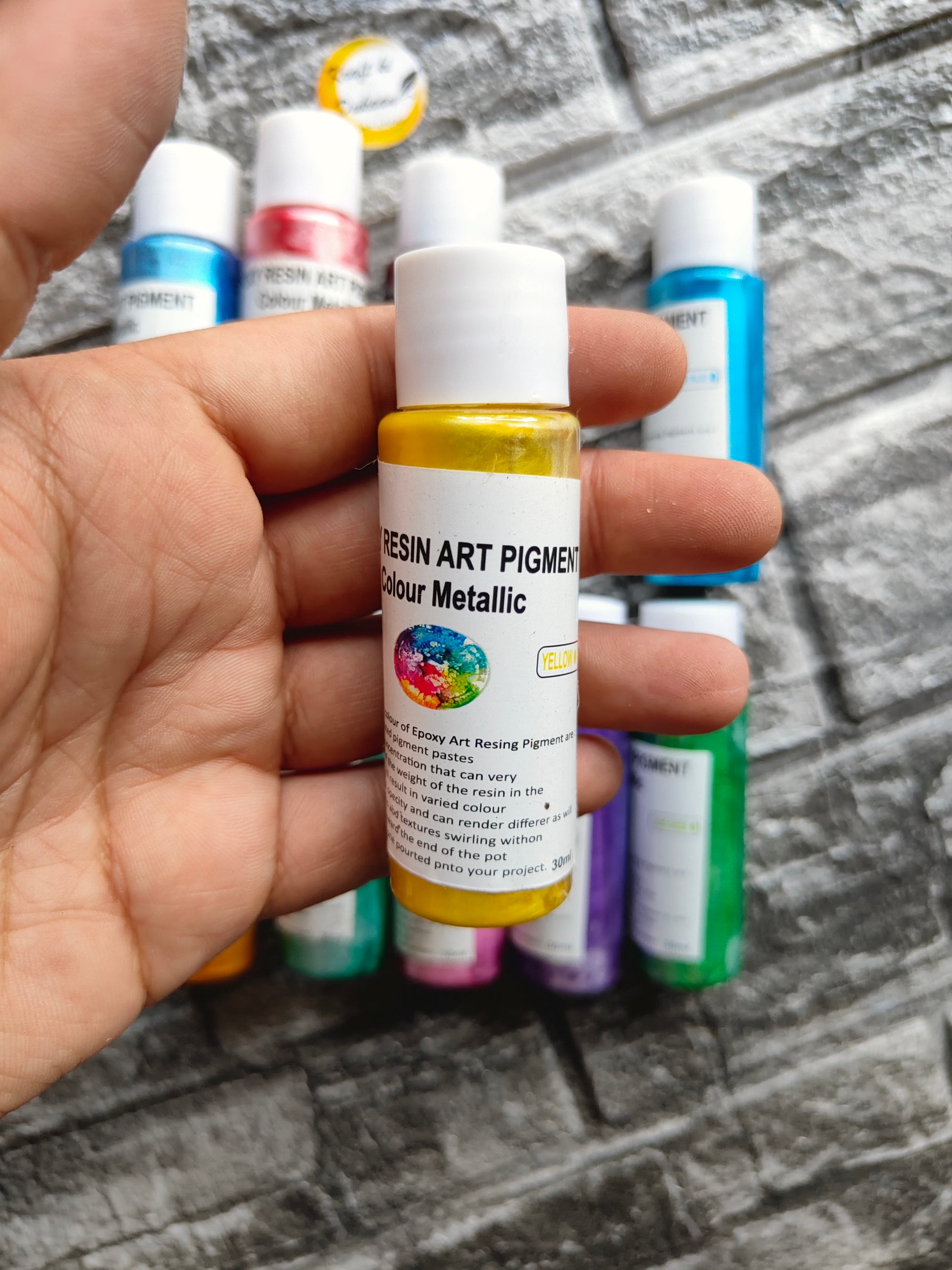Resin Metallic Pigment Set - Kraft ki Dukaan