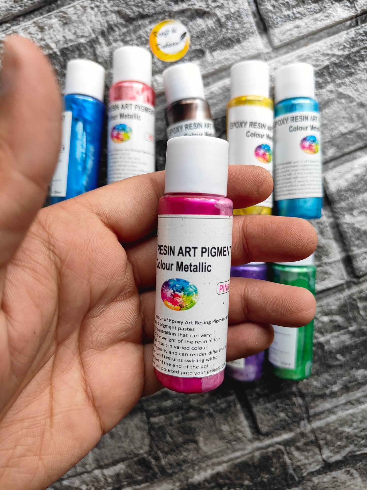 Resin Metallic Pigment Set - Kraft ki Dukaan