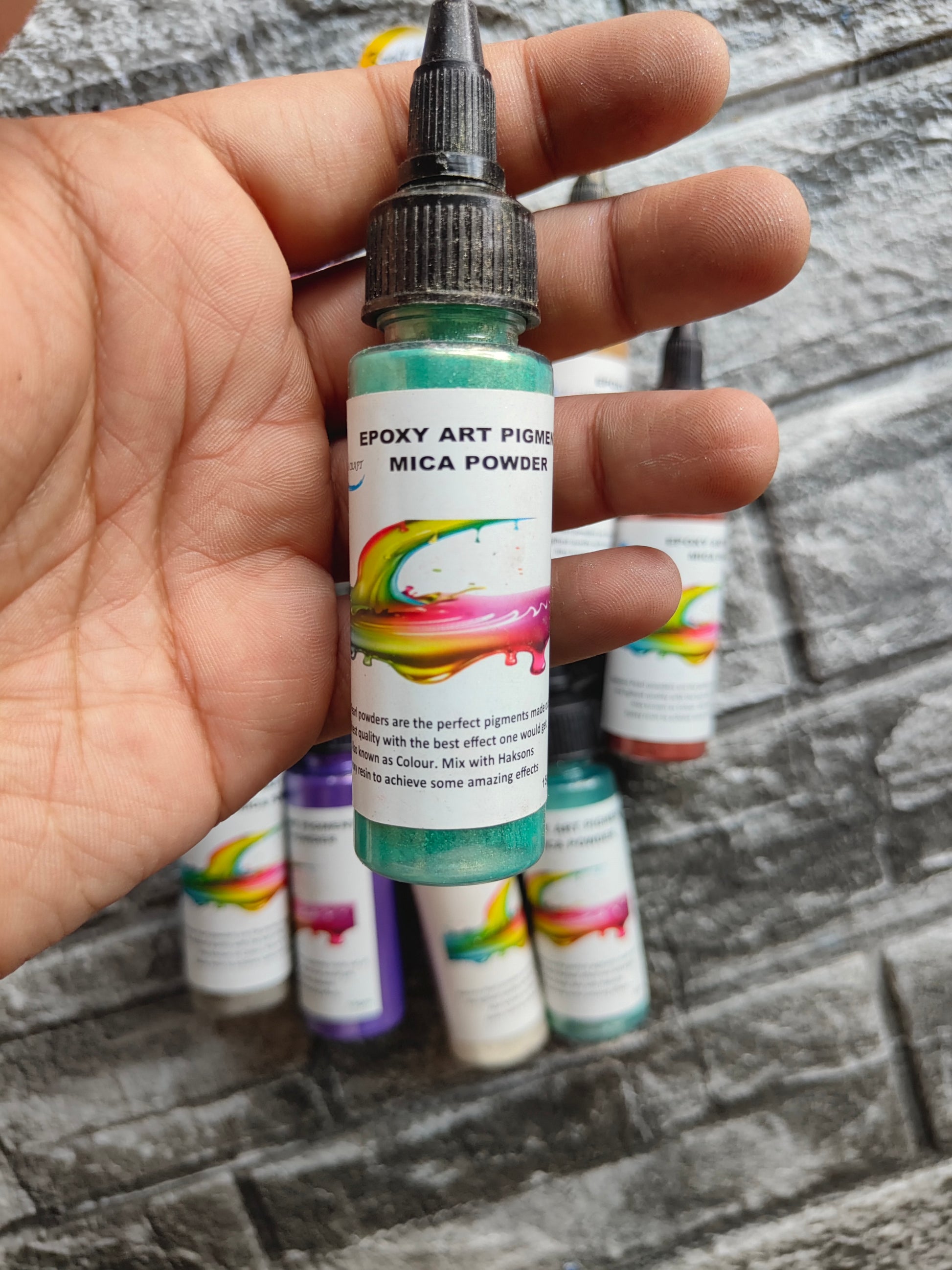 Resin Mica Pigment Powder Set - Kraft ki Dukaan
