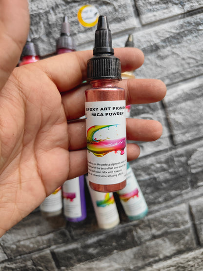 Resin Mica Pigment Powder Set - Kraft ki Dukaan