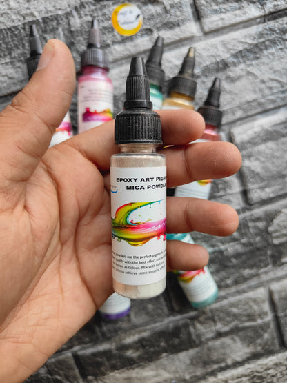 Resin Mica Pigment Powder Set - Kraft ki Dukaan