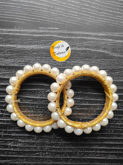 3" Round Gota Big Pearl Ring Pack of 5