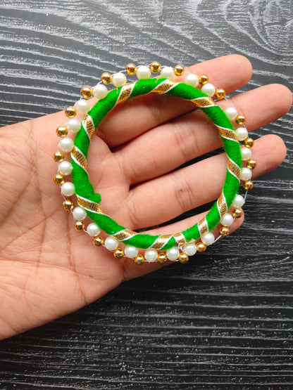 3" Round Colour Gota Ring