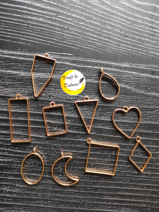 Bezel Pendant Mix 10PC Set