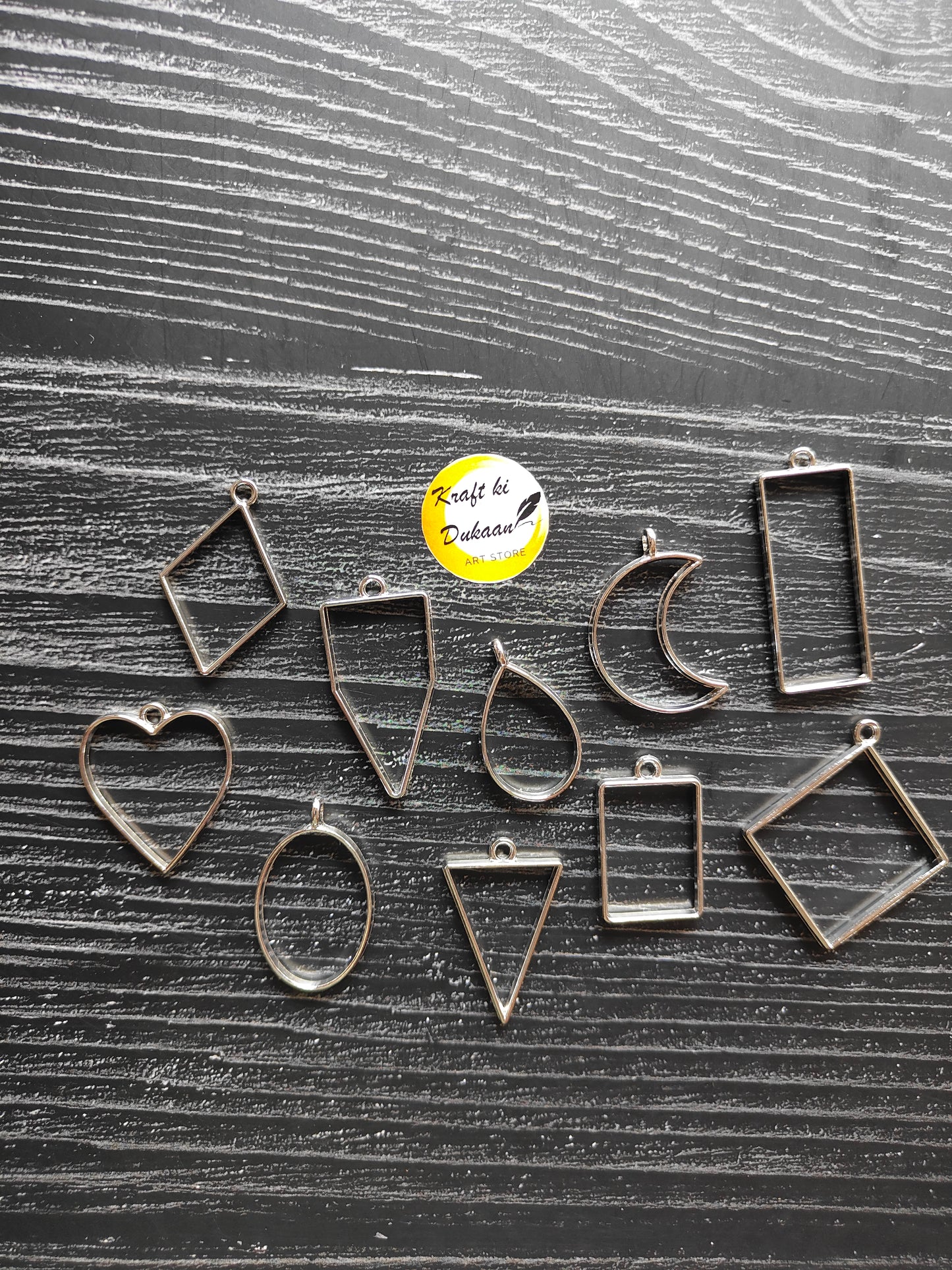 Bezel Pendant Mix 10PC Set